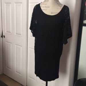 Black dress midi